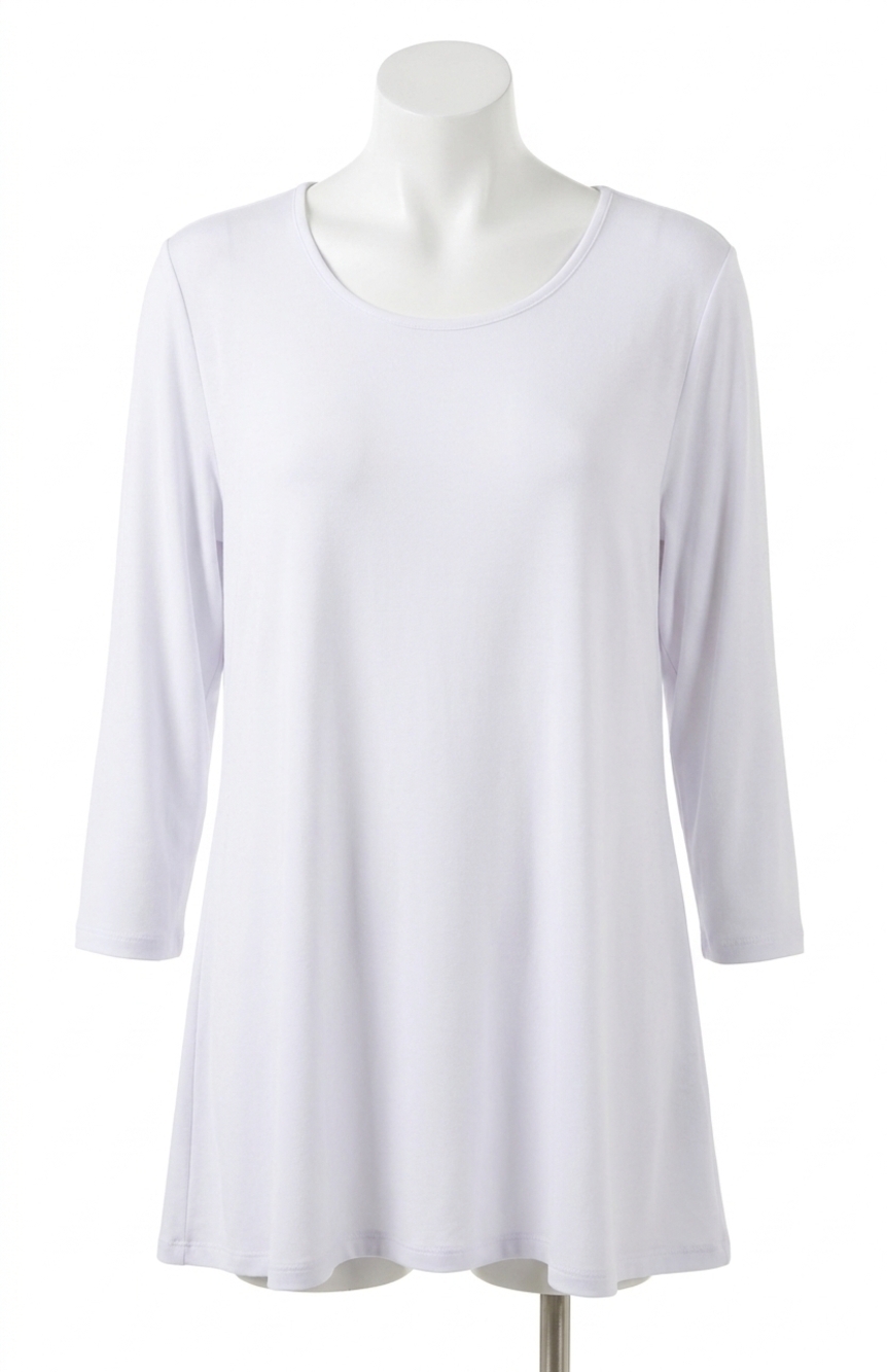 NEW ANGEL long-sleeve tunic in cream